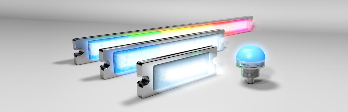 Signal lighting SB-RGB and signal lights SBP-RGB from di-soric